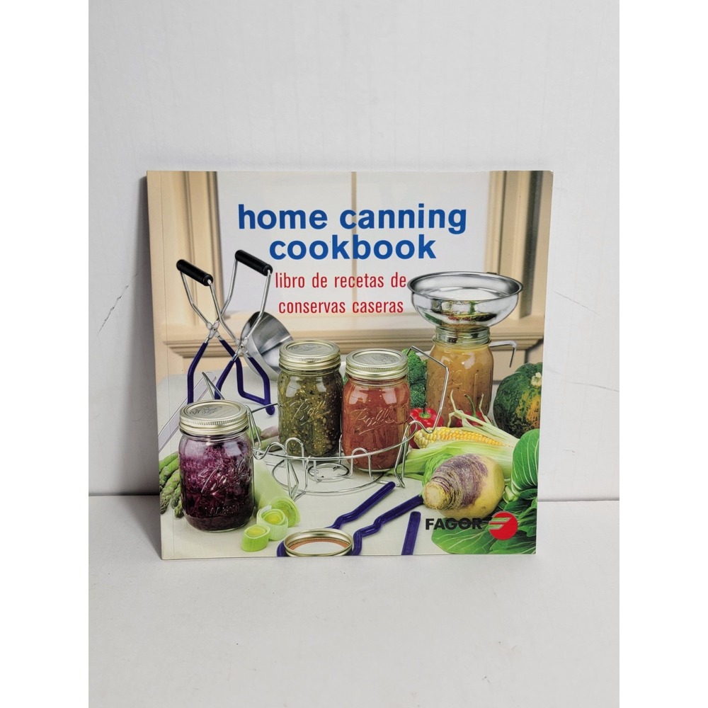 Vintage 2002 Canning Cookbook English Spanish Canning Recipes Fagor Home